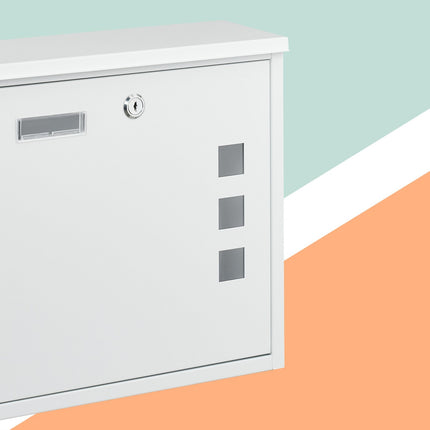 Letterbox with Viewing Window – Wall-Mounted, Iron, C4 Slot