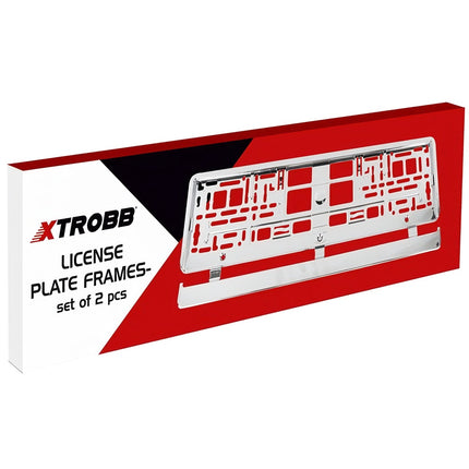 License plate frame 2 pcs. Xtrobb 22048