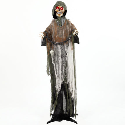 Lifesize 170 cm Animated Grim Reaper with Sound & Lights