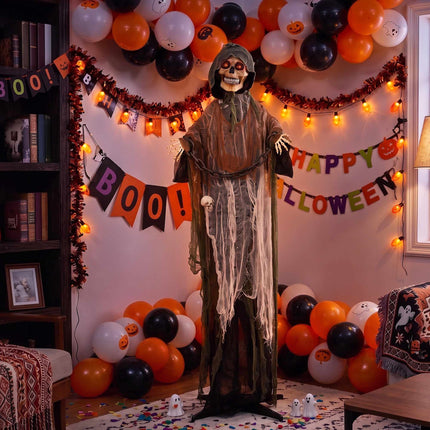 Lifesize 170 cm Animated Grim Reaper with Sound & Lights