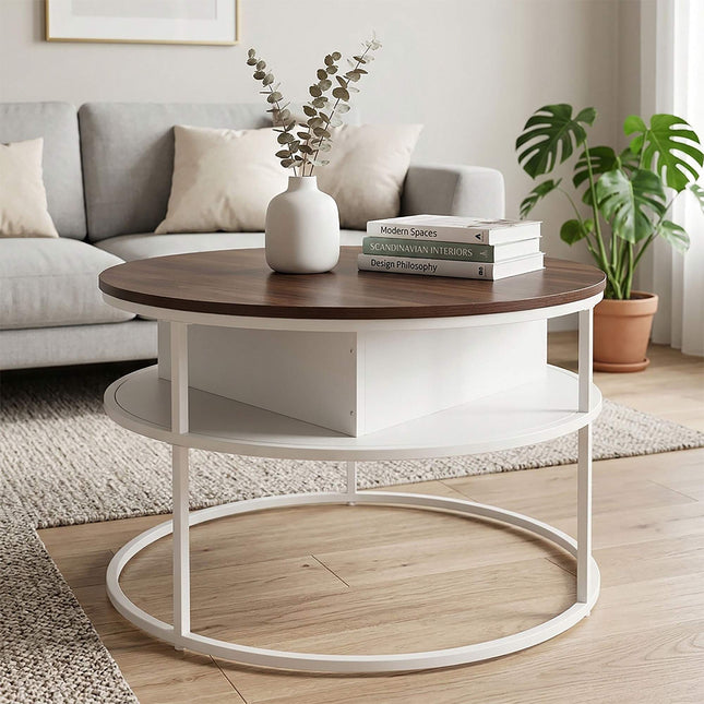 Lift-Top Coffee Table – Height-Adjustable Hidden Storage