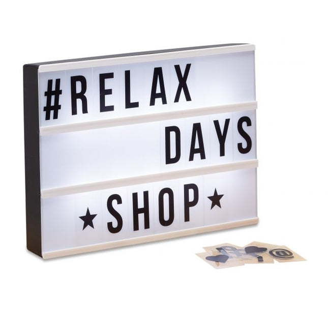 Light box with 3 rows