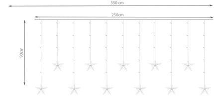 Light curtain 108LED - multicolour 31V KŚ11319