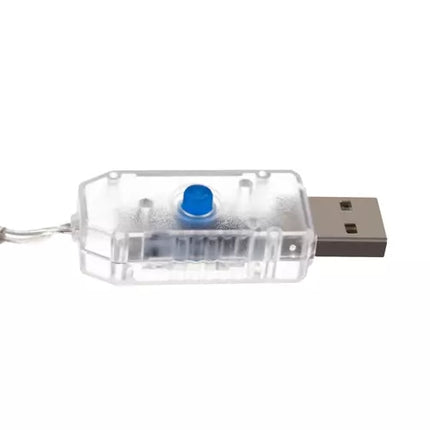 Light curtain 138 LED USB - cool white KŚ19752
