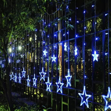 Light curtain 138 LED USB - cool white KŚ19752