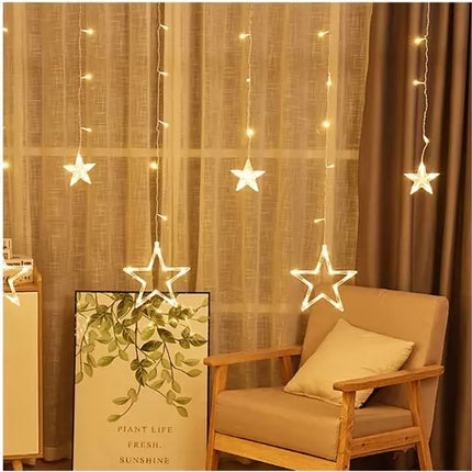 Light curtain 138LED USB - warm white KŚ19750