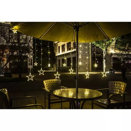 Light curtain 138LED USB - warm white KŚ19750