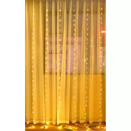 Light curtain 300 LED USB - warm white KŚ19768
