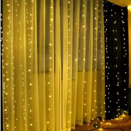 Light curtain 300 LED USB - warm white KŚ19768