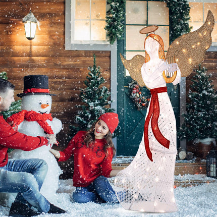Lighted Christmas Angel, 150cm, 120 LED Warm White