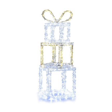 Lighted Christmas Gift Boxes Set of 3, LED, Outdoor