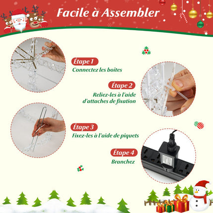 Lighted Christmas Gift Boxes Set of 3, LED, Outdoor