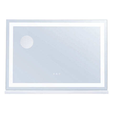 Lighted Makeup Mirror, 3-Color LED, USB, 80x55 cm