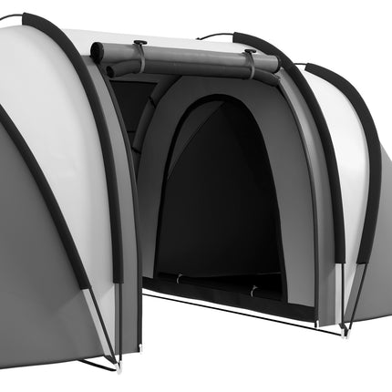 Lightweight water-repellent family tent for 4-5 people