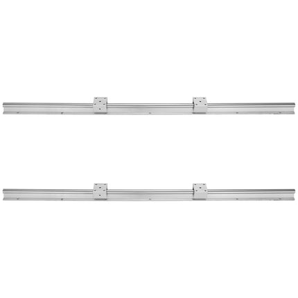Linear Guide Rail Kit, 800mm 16mm, 2 Rails 4 Blocks