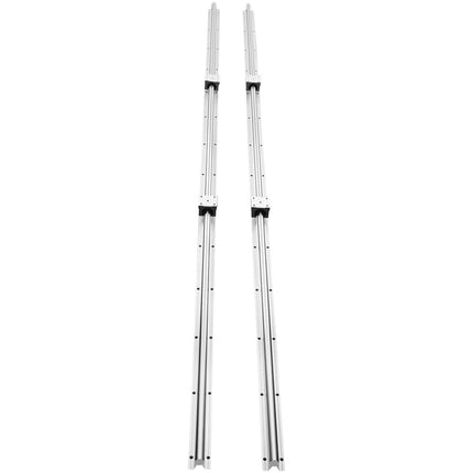 Linear Guide Rail Set 2000mm, 16mm, 2 Rails 4 Blocks
