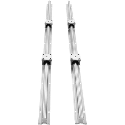 Linear Guide Rail Set, 20mm, 800mm, 2 Rails, 4 Blocks