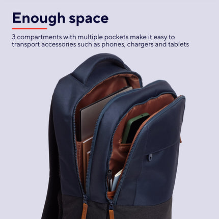 Lisboa Backpack for laptop 16" Blue
