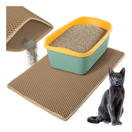 Litter box mat 75x55cm - beige Purlov