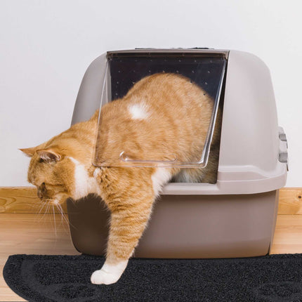 Litter box mat