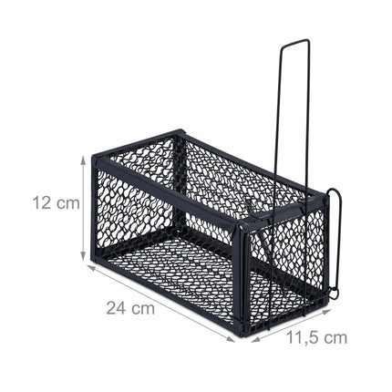Live Mouse Trap, Humane Rodent Catcher, 2-Pack