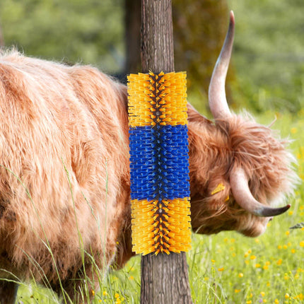 Livestock Scratching Brush 6-Pack, 20 x 7.5 In, Screws