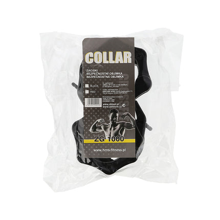 Lock Jaw Collars, Black, 2 Pcs