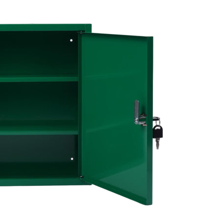 Lockable Medicine Cabinet, 3 Shelves, Wall-Mountable