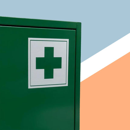 Lockable Medicine Cabinet, 3 Shelves, Wall-Mountable