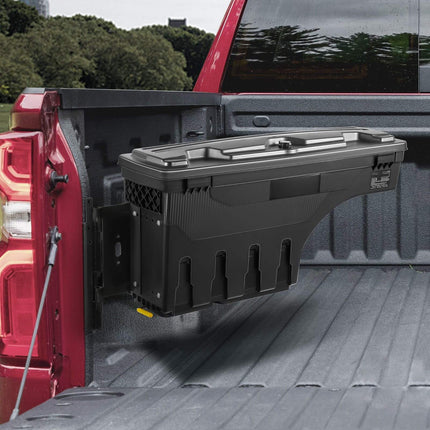 Lockable Wheel Well Tool Box 6.6 Gal for Silverado Sierra 19-20