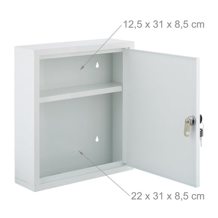 Lockable medicine cabinet