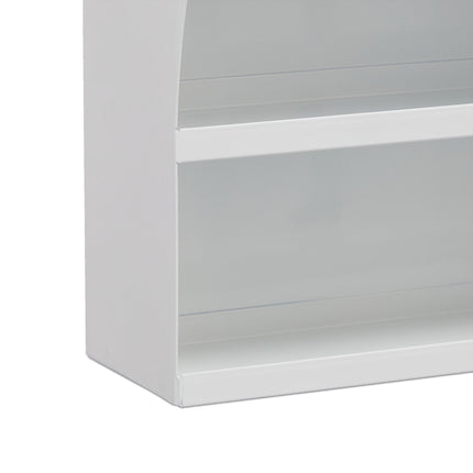 Lockable medicine cabinet with glass door