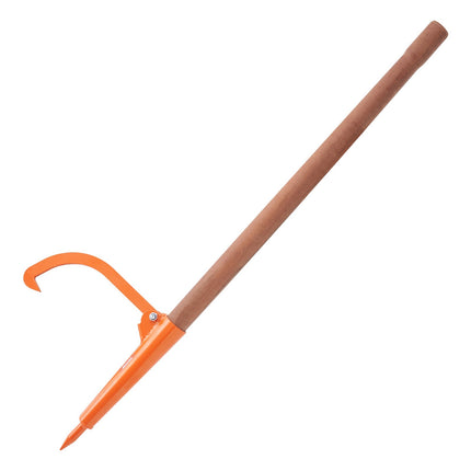 Log Peavey Cant Hook with 46.5 in Wooden Handle, 18 in Max Log Diameter