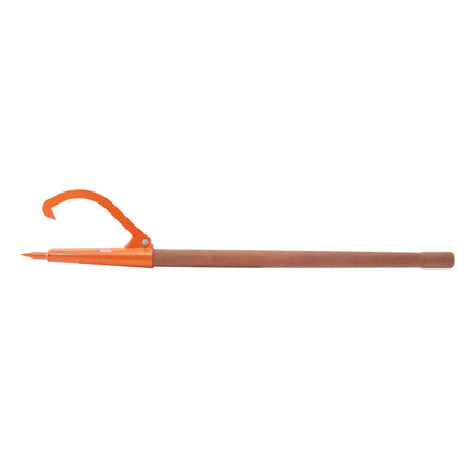 Log Peavey Cant Hook with 46.5 in Wooden Handle, 18 in Max Log Diameter