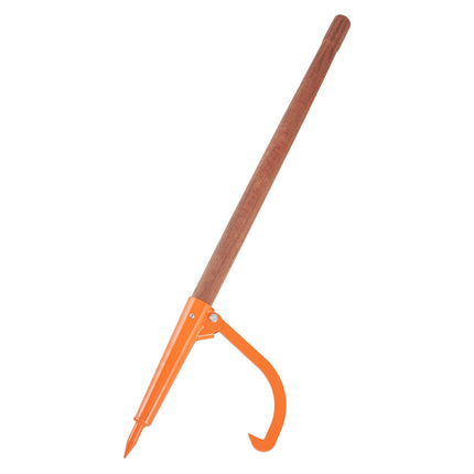Log Peavey Cant Hook with 46.5 in Wooden Handle, 18 in Max Log Diameter