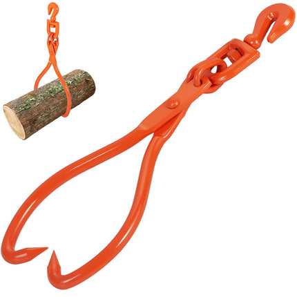 Log Skidding Tongs, 18 Inch, 772 lb, Rotating Ring