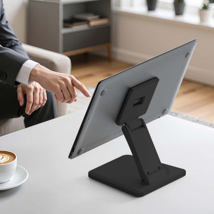 LogiLink Touchscreen Stand for 17–27 Inch Screens, Up To 6.5 kg, Black