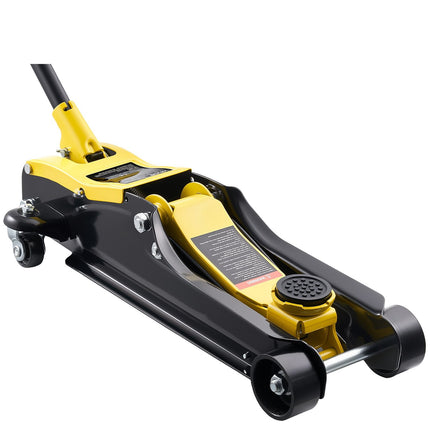 Low Profile 2.5-Ton Hydraulic Floor Jack, 85–350 mm