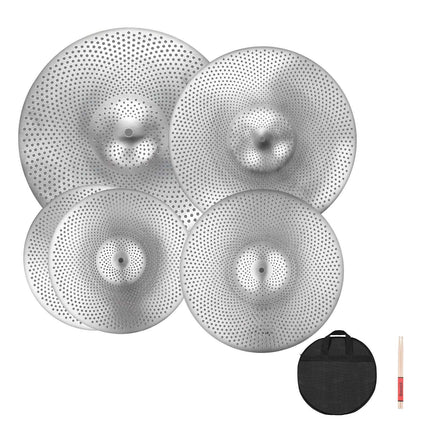 Low Volume Cymbal Set, 4-Piece 14–20 in, With Bag