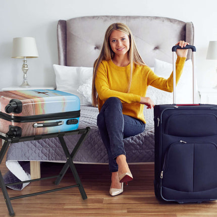 Luggage bench wood