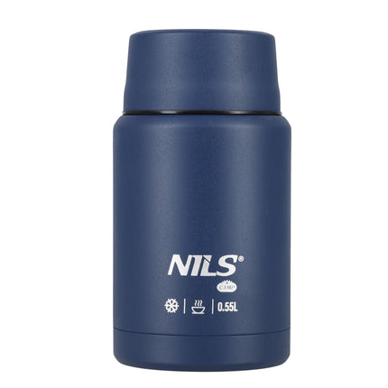 Lunch Thermos 550ml Stainless Steel, Blue