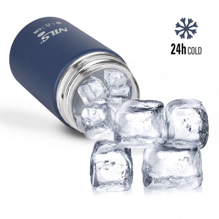 Lunch Thermos 550ml Stainless Steel, Blue