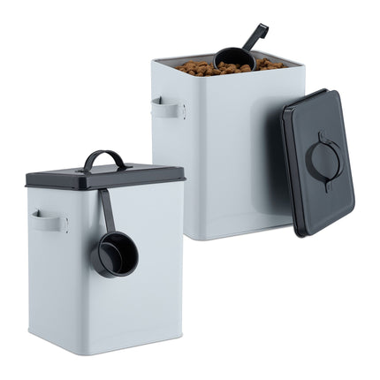 Lunch box with spoon set of 2
