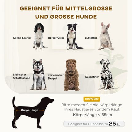 Luxury dog sofa, dark grey, wooden legs, 98.5x60.5x35.5 cm