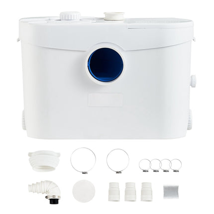Macerator Pump 700W, 9600 L/h, 10 m Head, 3 Inlet