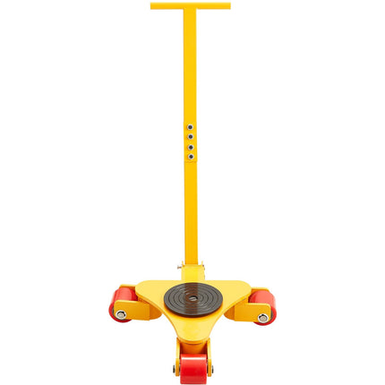 Machinery Skate Dolly, 3 Ton, Handle, 360 PU Wheels