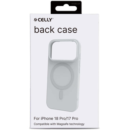 MagSafe-Compatible Silver TPU Case for iPhone 18/17 Pro