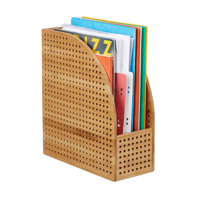 Magazine collector A4 bamboo