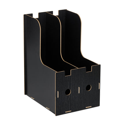 Magazine collector with 2 compartments for DIN A4