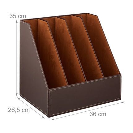 Magazine collector with 4 compartments